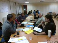 Les groupes de travail en action lors de l'atelier du Pays de Saint-Malo sur l'habitat social participatif