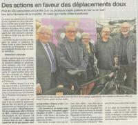 Remise du 1er prix - Semaine de la Mobilité 2018
