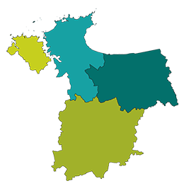 Carte du pays de Saint-Malo